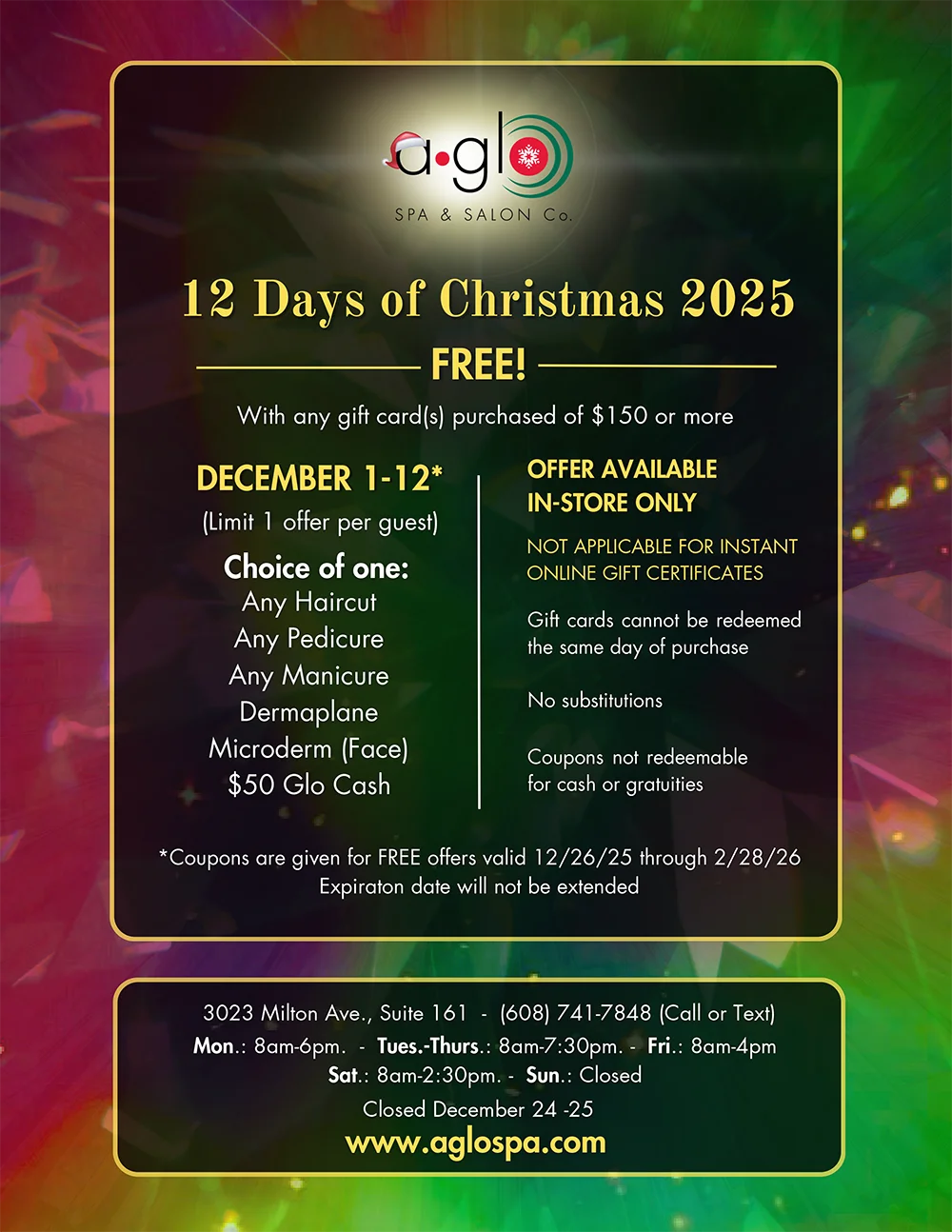 A Glo 12 days of Christmas
